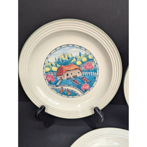 Vintage Studio Nova Seasons Plates 8 1/2" Spring Summer Winter Bread Plate Lot o - Picture 2 of 13